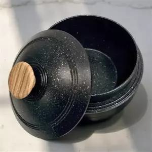 인덕선용 뚝배기 무쇠 내열 도자기 계란찜 가정용 미니 찜기 솥밥 냄비