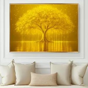 천금 황금 금전수 돈나무 돈 들어오는 그림 집들이 개업 선물 거실 인테리어 액자