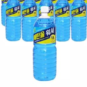 에탄올 워셔액 1.8L 12개 사계절 자동차 발수코팅