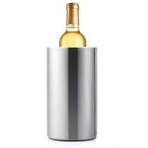 Jolitac 와인 칠러 버킷, 스테인리스 스틸 이중 벽 쿨러 몇 시간 동안 차갑게 유지 병 단열 샴페인 맥주 아이스 버킷 1개 PC