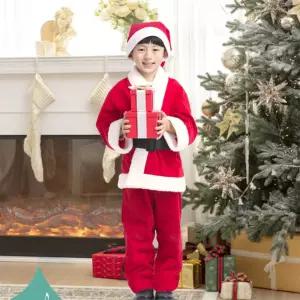 메가디자인 아동용 산타복 4-5세 행사복어린이용