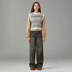 [롯데백화점]써스데이 아일랜드 [여성]코듀로이 플라워 블라우스(T258MBL235W)