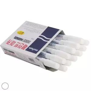 문화 백색 페인트 유성 12개입 마카