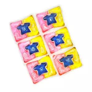 끄미끄미 캡슐 세탁조 클리너 6개입 / 6개월 분 소분판매 /수용성 향기 고농축 /세균 곰팡이제거/일반 드럼 겸용