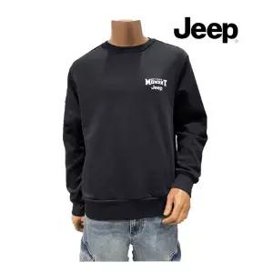 지프남녀공용 Q4882 기모 루즈핏 레터링 맨투맨 티셔츠