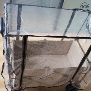 웨건커버 캠핑용 접이식 웨건 레인커버 방수 모기장 방풍 보호막