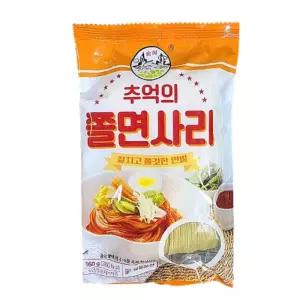 송학 추억의 쫄면사리 160g 소포장 실온