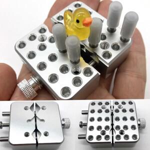 1개 범용 미니 드릴 프레스 바이스 클램프 테이블 벤치 바이스, 보석 시계 수리 클립 DIY 조각 공예 조각