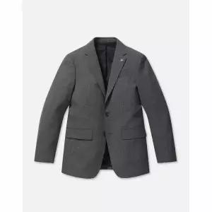 [하프클럽/티아이포맨]마이크로 체크 울 블렌디드 SET-UP 자켓_M218MTJ104M