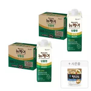 뉴케어 당플랜 호두맛, 200ml, 30입, 2개 + 증정 (청정원 맛선생 멸치디포리 국물내기 한알 60g (15개입), 1개)