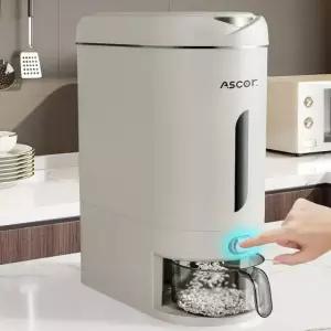 신형 뉴타입 프리미엄 버튼식 쌀통 10kg 밀폐 10리터