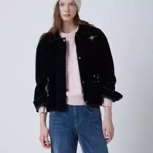 [롯데백화점]DEWL 벨벳 데님 점퍼 D254MSJ040