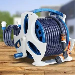 50M 릴호스 물고무 스프링 호스릴 워터릴 수도꼭지호스 베란다청소 호스릴 물분사기 호수