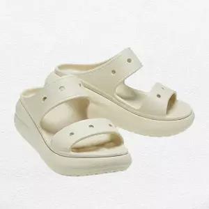 [크록스]여성 CLASSIC CRUSH SANDAL BONE (23SUSD207670)