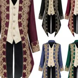 프랑스전통의상 남여공용 의상 블랙 귀족 뮤지컬 유럽 중세