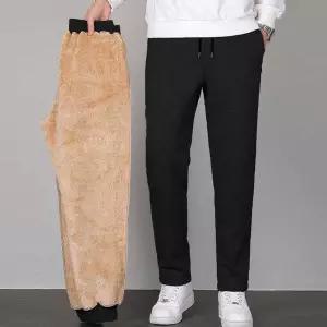 양털 남성 기모조거팬츠 방한 밴딩 융기모 트레이닝 털바지