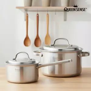 바로써 무연마 통오중냄비 2종A(16cm편수,20cm양수)