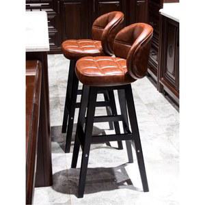 홈바 테이블 가죽 바텐더 의자 스탠딩 A타입 와인바 심플