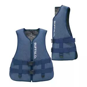 [Q]BUFFALO 데님 접이식 구명조끼 1P 성인 어린이