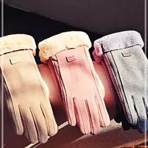 한파 융기모 동절기 내피 방한장갑 겨울 여자 안감 BWFGADLX 회색 검정