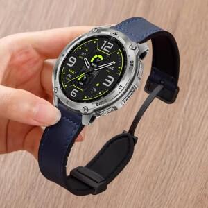 [호환품]KOSPET 탱크 T4 M4/T3 M3 T2  실리콘+가죽 마그네틱 스트랩용 22mm 팔찌 코레아 MAGIC P10 R10/ORB