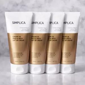 기본 캐비어 쓰리디 페이스 앤 넥 리프트업 크림 4통x 100ml