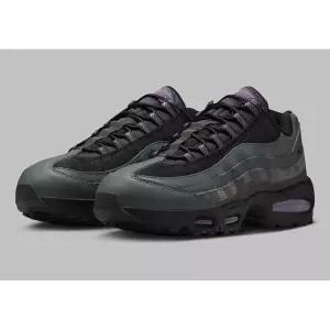 나이키 에어 맥스 95 레이싱 팩 아이언 그레이 와일드 그레이프 남성 스포츠 스니커즈 IH