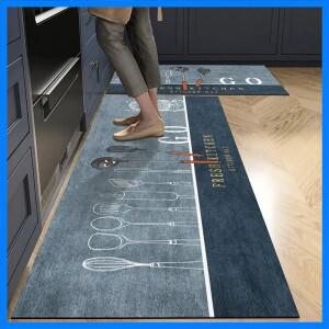 미끄럼 방지 주방 매트 긴 러그 거실 용 크리스탈 벨벳 카펫 흡수성 발 매트 침실 현관 매트 Alfombra Smal