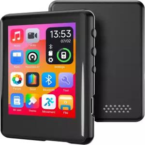 블루투스 5.4를 지원하는 64GB MP3 플레이어 스피커 포함 휴대용 음악 장치 FM 라디오 음성 녹음 이어폰