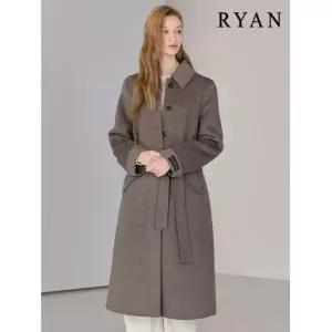 리안뉴욕 울 캐시미어 핸드메이드 벨트 코트 1005126