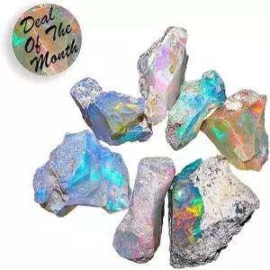 내추럴 50+ Cts AA+ 생 에티오피아 오팔 거친 보석 로트 멀티 파이어 웰로 스톤 텀블러 및 주얼리 제작