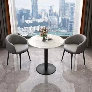 2인용 티테이블 의자 세트 베란다 원목 식탁