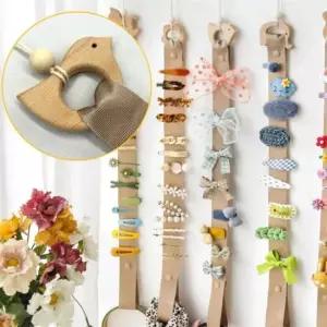 우드 헤어핀 머리핀 정리대 새 아기 삔