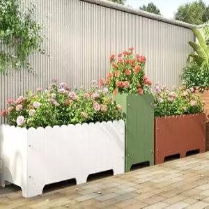 방부목 화분 플랜트박스 나무화분 텃밭가꾸기 베란다 조경 사각 화단만들기 인테리어 텃밭