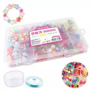 유니아트 만들기비즈세트 플라스틱 비즈공예 (1개)