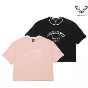 [다이나핏](광주신세계)부드러운 착용감과 크롭 기장으로 스타일과 활동성을 살린 여성 반팔티 YWU23210GJ