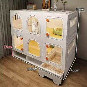 고양이 호텔 대형 빌라 타워팰리스 케이지 하우스 박스집