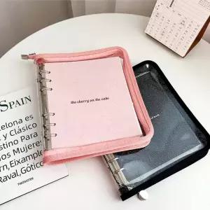 A6 와이드 6공 다이어리 육공 만년 속지 포함 체리 정사각 체리 픽 와이드 만년다이어리 6공다이어리