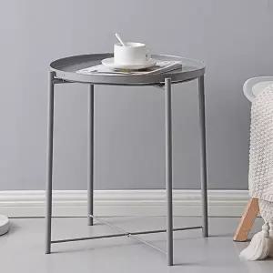 주방사이드테이블 꾸미기 소품 철제테이블 매장 원형 (WFJ6GFA)