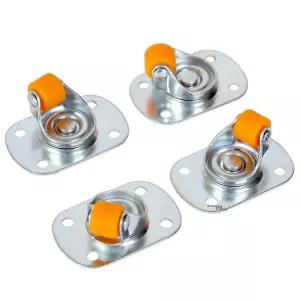 초미니 바퀴 회전 4P PP-FT / 초소형 미니 붙이는바퀴 가구부속조절발