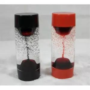 특이한 화산분출 모형 액체 모래시계 용품 과학실험