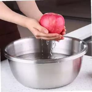 스텐 샐러드볼 믹싱볼 30cm 대형 믹싱볼 다용도