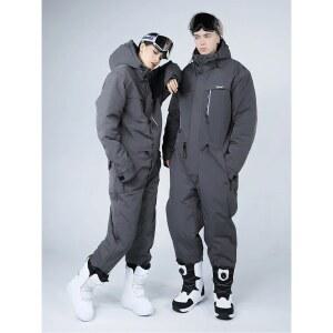 낚시우비 겨울 오토바이 라이딩 세트 스키 방한 점프수트 야외 방수 방풍 두꺼운 따뜻한 통합 낚시 의류
