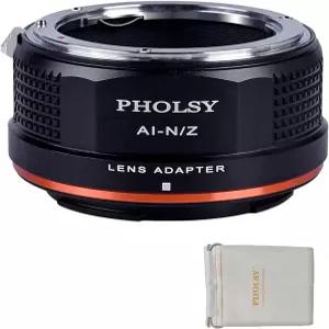 Nikkor AI용 PHOLSY FTZ 렌즈 어댑터 /F AIS /AF /AF-I AF-S 렌즈와 호환되는 Nikon F 렌즈부터 Z 마운트