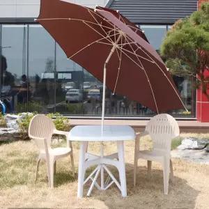 야외 파라솔 특대형 카페 접이식 커피 야외 그늘막