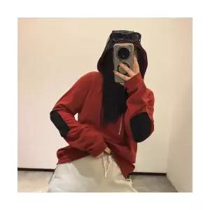 여성 가죽 자켓 터틀넥 겨울 재킷 코트 벨트 모터사이클 MODU4