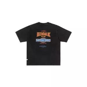 코닥 스노우 워싱 그래픽 반팔 티셔츠 BLACK K6223LRS11BLK 119226