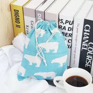 소품 파우치 중형 린넨 양말 여행파우치 정리용 속옷 WFIOA9V