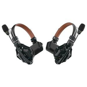 C1 프로 무선 인터콤 셋 시스템 ENC 노이즈 캔슬링 풀 듀플렉스 2인용 1100피트 팀 커뮤니케이션과 교회 드론 TV 영화 제작을 위한 PTT 음소거 싱글