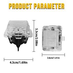 LED 주차표 하이라이트 케이블 S450 액세서리 번호판 차량용 홀더 클래스 단장 번호판등 E300L 적용 플레이트 백색광